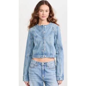 ReDone Seamed Tailored cotton denim jacket size large